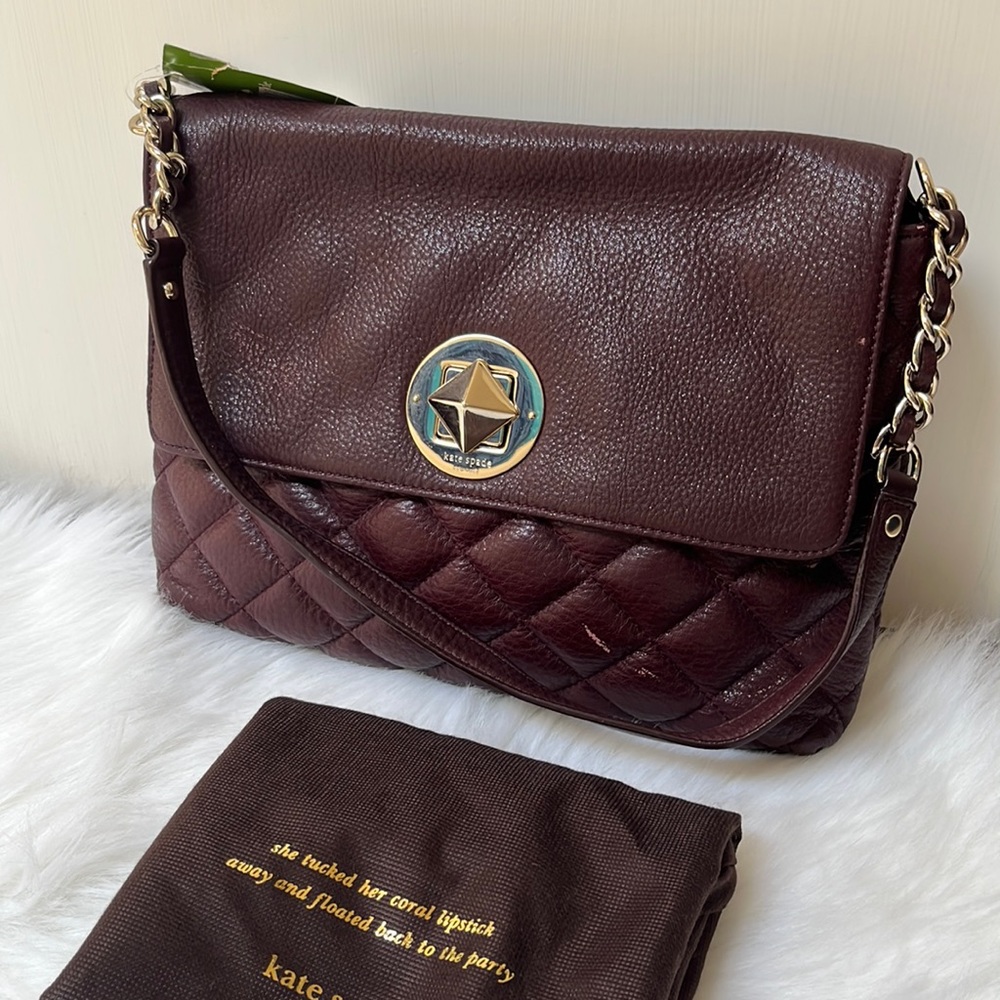 SOLD⭐️NWT💯 Authentic Kate Spade Leather Gold Coast Shoulder Bag